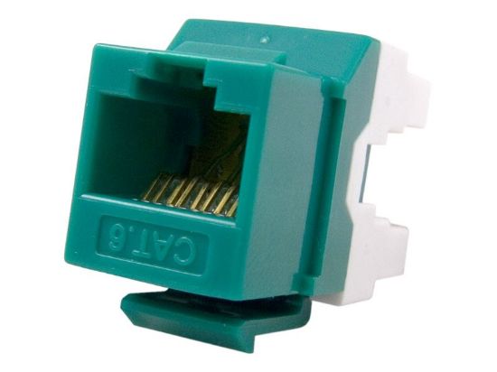 Picture of CAT5e Keystone Jack 180 Degree 110 UTP