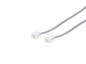 Picture of RJ11 4 Conductor Cross Wired Modular Telephone Cable