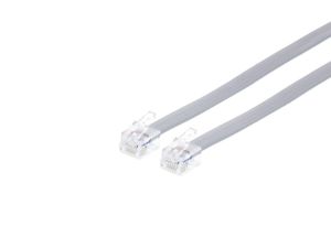 Picture of RJ12 6 Conductor Cross Wired Modular Telephone Cable