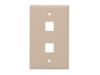 Picture of 2-Port Single-Gang Keystone Faceplates