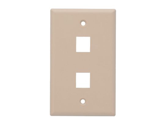 Picture of 2 Port Keystone Faceplate - Single Gang