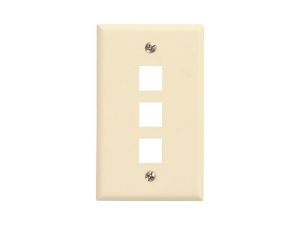 Picture of 3 Port Keystone Faceplate - Single Gang