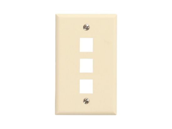 Picture of 3 Port Keystone Faceplate - Single Gang