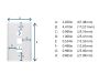 Picture of 3 Port Keystone Faceplate - Single Gang