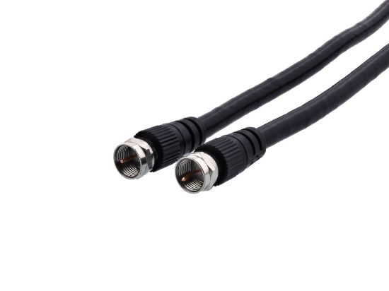 Picture of RG6 CaTV Coaxial Patch Cable - F Type, Black