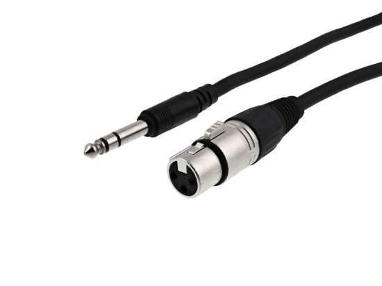 Picture of XLR Female to 1/4 Stereo Plug