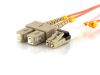 Picture of Multimode Duplex Fiber Optic Patch Cable (62.5/125) - Mini LC to SC