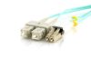 Picture of Multimode Duplex Fiber Optic Patch Cable (50/125) OM3 Aqua - Mini LC to SC