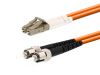 Picture of Multimode Duplex Fiber Optic Patch Cable (50/125) - LC to ST