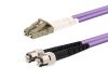 Picture of Multimode Duplex OM4 Fiber Optic Patch Cable (50/125) - LC to ST