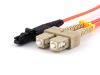 Picture of Multimode Duplex Fiber Optic Patch Cable (62.5/125) - MTRJ to SC
