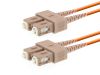 Picture of Multimode Duplex Fiber Optic Patch Cable (62.5/125) - SC to SC