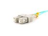 Picture of Multimode Duplex Fiber Optic Patch Cable (50/125) OM3 Aqua - Laser Opt - SC to SC