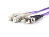 Picture of Multimode Duplex OM4 Fiber Optic Patch Cable (50/125) - SC to ST