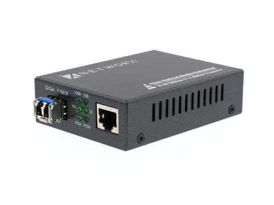 Picture of Gigabit Fiber Media Converter - 1000Base-LX, Multimode, 550m, 1310nm