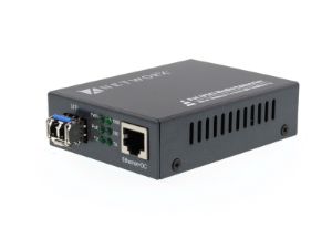 Picture of Gigabit Fiber Media Converter - 1000Base-LX, Multimode, 550m, 1310nm, PoE