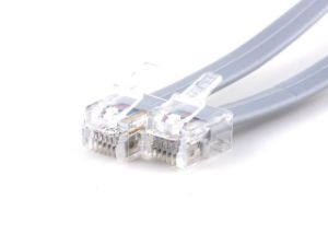 Picture of RJ12 6-Conductor Telephone Cables – Straight & Cross Wired