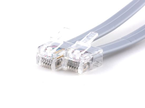 Picture of RJ12 6-Conductor Telephone Cables – Straight & Cross Wired