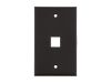 Picture of 1-Port Single-Gang Keystone Faceplates