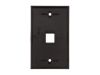 Picture of 1-Port Single-Gang Keystone Faceplates