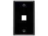 Picture of 1-Port Single-Gang Keystone Faceplates