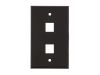Picture of 2-Port Single-Gang Keystone Faceplates