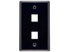 Picture of 2-Port Single-Gang Keystone Faceplates