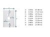 Picture of 3-Port Single-Gang Keystone Faceplates