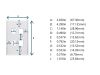 Picture of 4-Port Single-Gang Keystone Faceplates