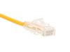 Picture of Yellow Mini CAT6 Booted Patch Cables