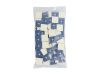 Picture of 1 Inch Blue Metal Detectable Nylon Adhesive Tie Mounts - 100 Pack, Square Base