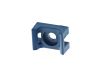 Picture of Metal Detectable Saddle Tie Mounts for Ties up to 4.8mm Wide - 100 Pack, #8/M4 Screw Compatible