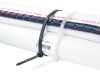 Picture of 18 Inch Black UV Nylon 6/6 Heavy Duty Cable Ties - 100 Pack, 175 Lbs Tensile Strength, 5 Inch Bundle Capacity