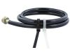 Picture of 21 Inch Black UV Nylon 6/6 Heavy Duty Cable Ties - 100 Pack, 175 Lbs Tensile Strength, 6 Inch Bundle Capacity