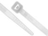 Picture of 18 Inch Natural Nylon 6/6 Standard Cable Ties - 100 Pack, 50 Lbs Tensile Strength, 5 Inch Bundle Capacity